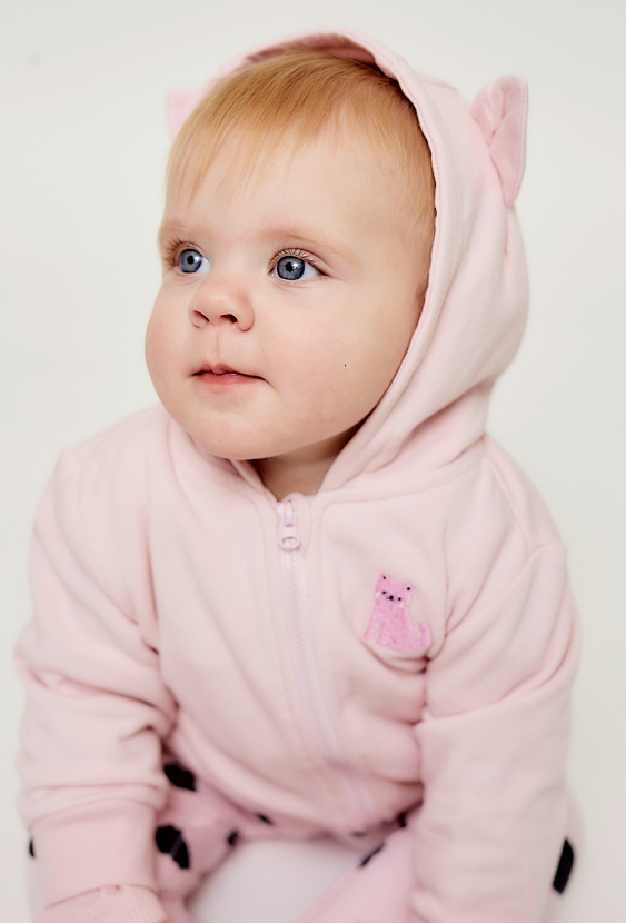 Bluza rozpinana z kapturem dla dziewczynki - 5.10.15.