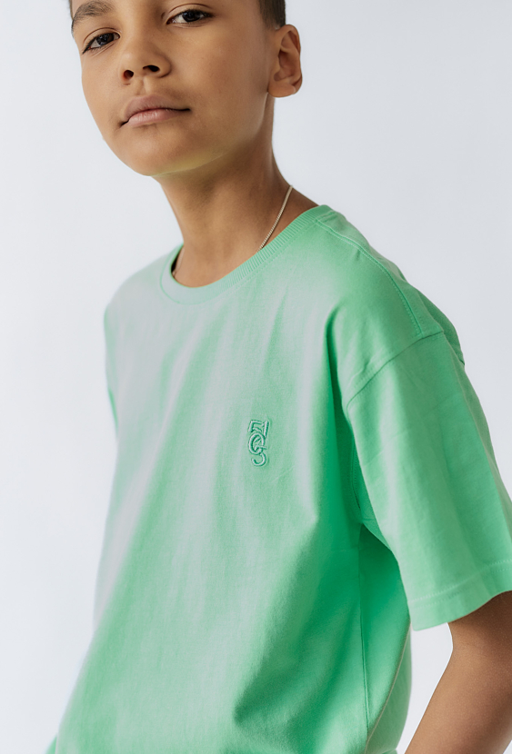 T-shirt chłopięcy z haftem