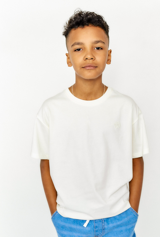 T-shirty dla chłopca - szary i biały 2pak