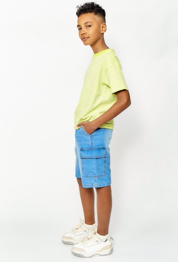 T-shirt w drobne paski