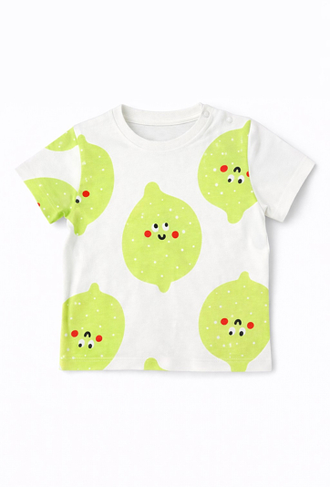 Koszulka niemowlęca w cytrynki