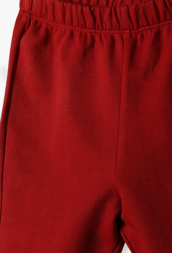 Czerwone spodnie dresowe - 5.10.15.