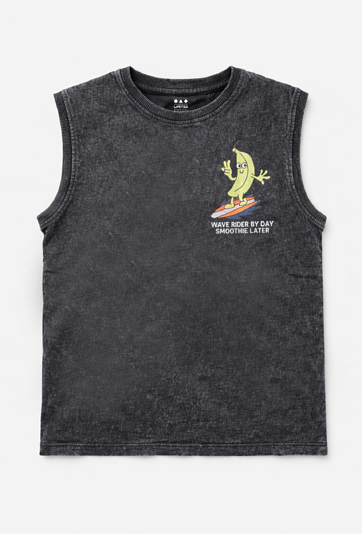 Koszulka bez rękawów chłopięca