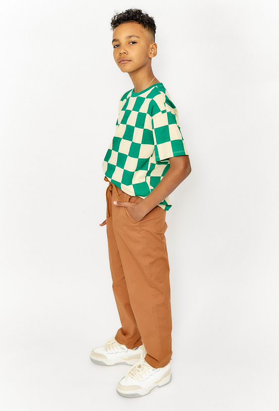 Spodnie chłopięce klasyczne z prostą nogawką