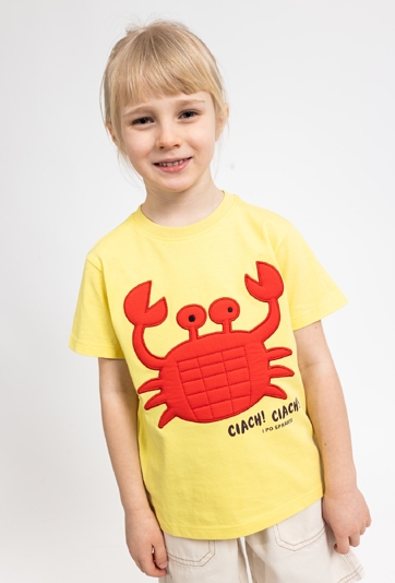 Koszulka chłopięca z nadrukiem kraba