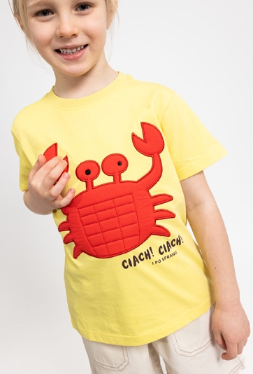 Koszulka chłopięca z nadrukiem kraba