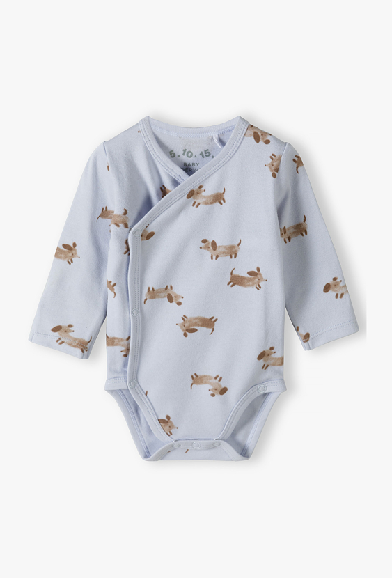 Body kopertowe niemowlęce z długim rękawem