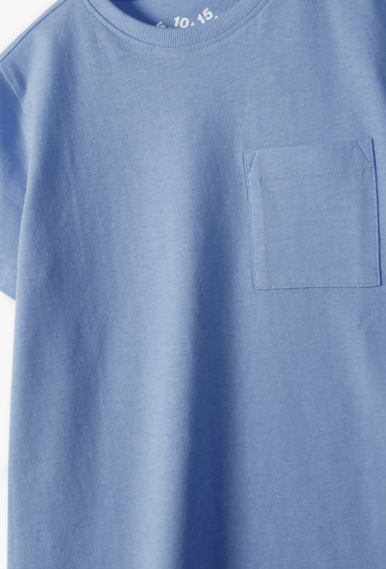 T-shirt chłopięcy z kieszonką – koszulka z krótkim rękawem