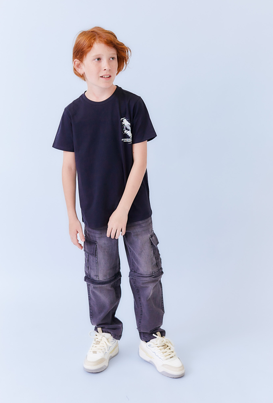 Spodnie jeansowe cargo