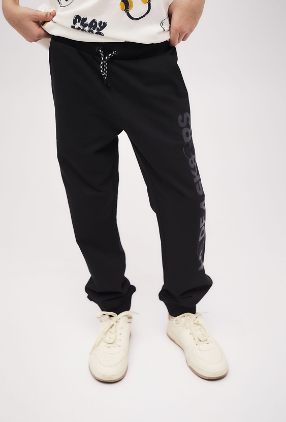 Spodnie dresowe z nadrukiem na nogawce