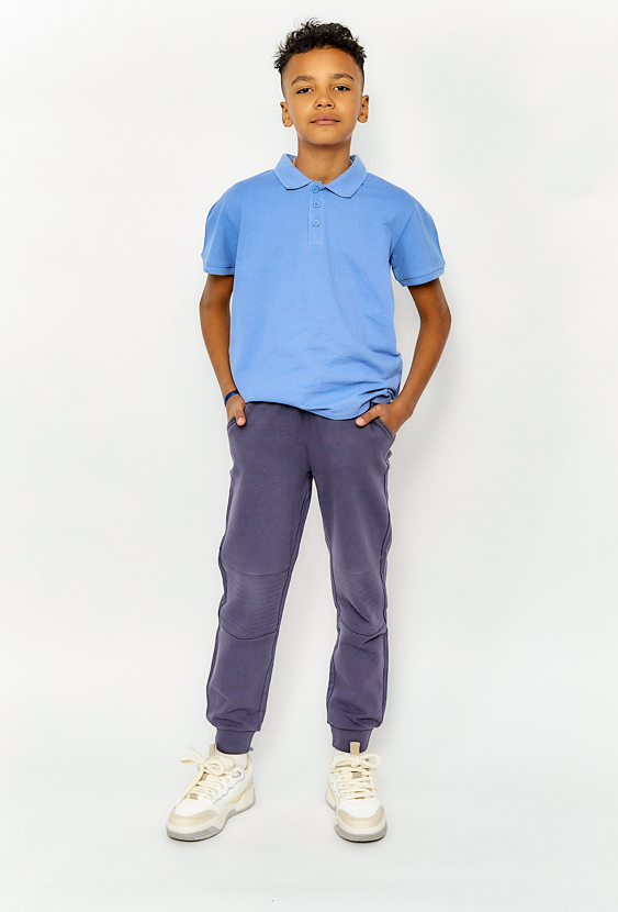 Bawełniane spodnie dresowe z przeszyciami