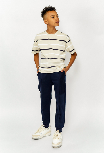 Granatowe spodnie dresowe