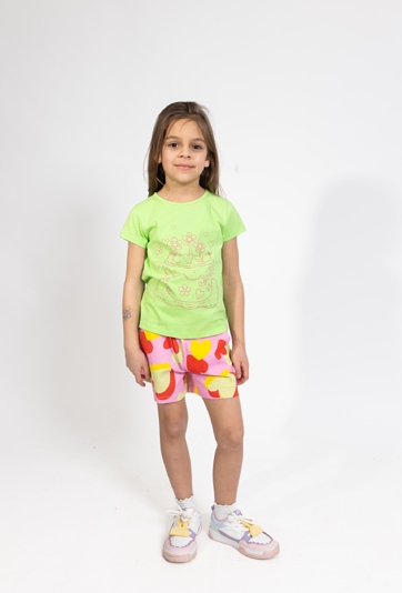 Dziewczęca koszulka z nadrukiem tortu