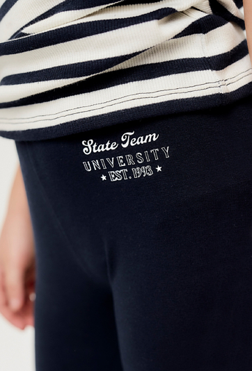 Granatowe legginsy dla dziewczynki - 5.10.15.