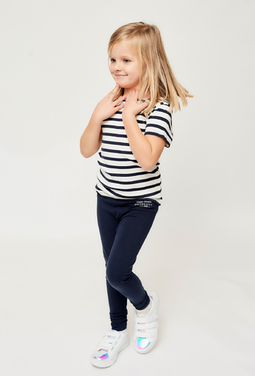 Granatowe legginsy dla dziewczynki - 5.10.15.