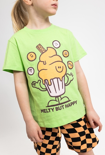 Koszulka chłopięca z nadrukiem lodów 