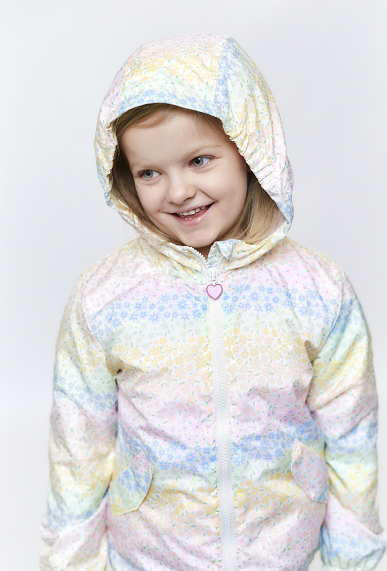 Kurtka wiatrówka dla dziewczynki