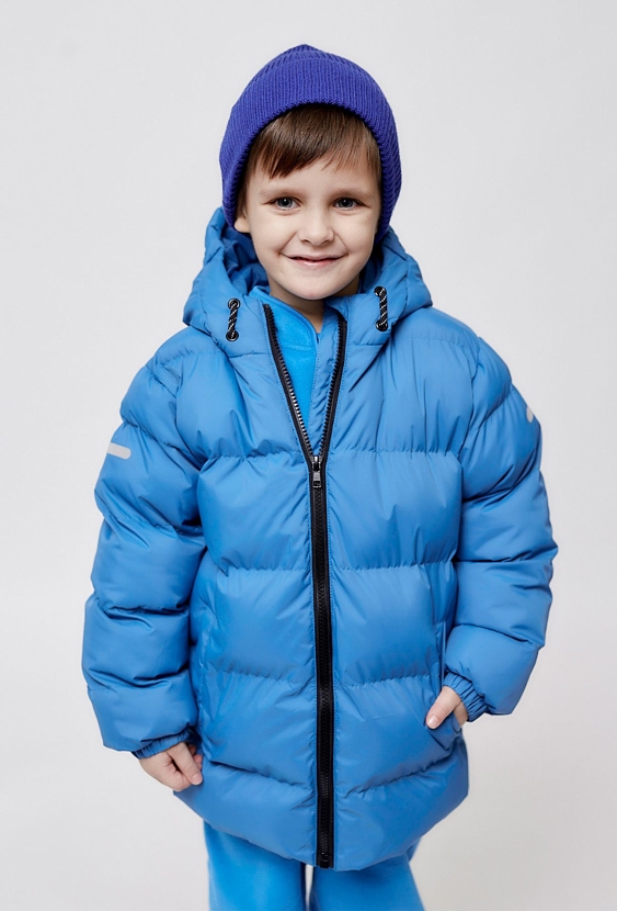 Kurtka zimowa ocieplana pikowana dla chłopca