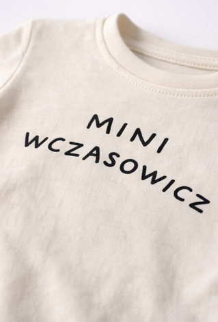 Body niemowlęce chłopięce z krótkim rękawem „MINI WCZASOWICZ”