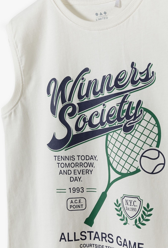 Dzianinowe bluzki chłopięce na lato - 2pak - Limited Edition