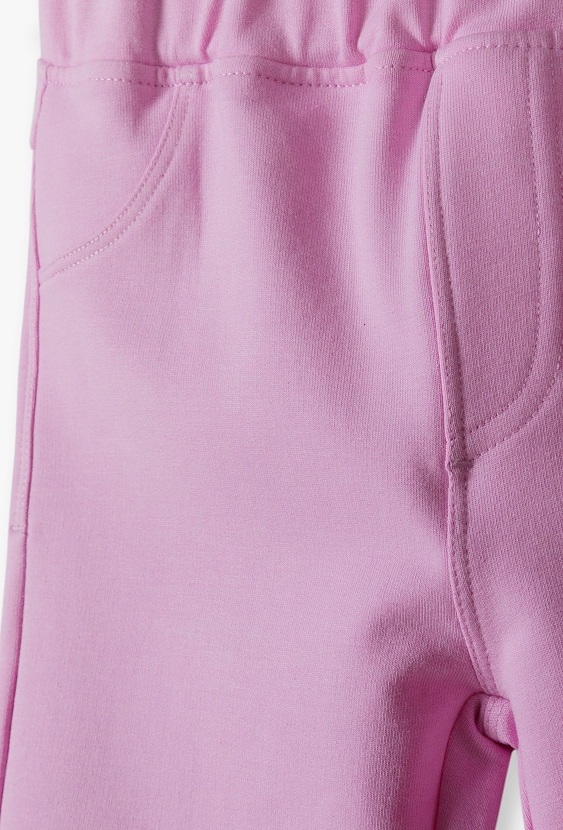 Różowe spodnie dziewczęce - tregginsy 5.10.15.