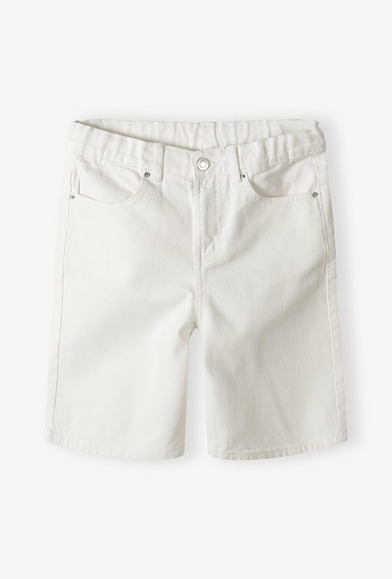 Jeansowe białe spodenki dla chłopca - Limited Edition