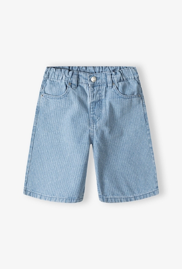 Niebieskie jeansowe szorty - bermudy - Limited Edition